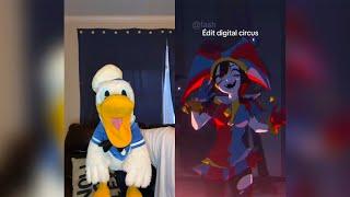 Donald Ducc REACTS To AMAZING DIGITAL CIRCUS TikToks! (DONT LAUGH CHALLENGE)