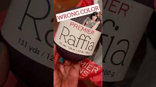 PREMIER sent the WRONG COLOR  STRIKE 2 | #summeronshorts #crochetyarn #premieryarn #shorts #short