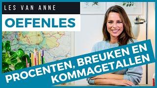 Procenten, breuken en kommagetallen - Rekenen groep 7