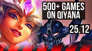 QIYANA vs AATROX (TOP) | 13/1/6, Rank 6 Qiyana, Legendary, 500+ games | VN Challenger | 25.12