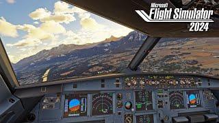 Flight Simulator 2024 + RTX™ 4070 Ti Super | Fenix A319 | Visual Approach into Salzburg