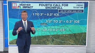 Snow on the way to metro Atlanta | When to expect it