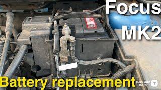 Focus MK2 battery replacement #ford #fordfocus #fordfocus2