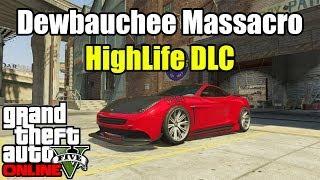 GTA 5 Online Dewbauchee Massacro High Life Update DLC Car Customization!