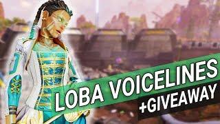 Apex Legends - All Loba Voicelines + Season 5 Battlepass Giveaway