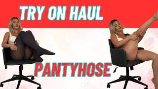 Pantyhose Try-On Haul | 3 Stylish Types & Designs