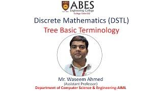 Trees Basic Terminology | Discrete Mathematics | ABES Engineering College