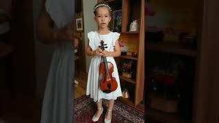 Greetings from Sofija Poļiščuka from Latvia 1st Prize Violin - Junior A