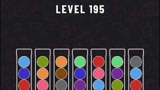 Ball Sort Puzzle Level 195 #ballsortpuzzle #ballsortpuzzlegameplay #puzzlegame #mobilegames