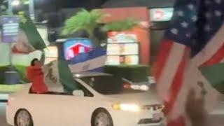 Jessica Palmadessa is live!- ice protest Pico los angeles