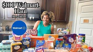 $100 Walmart Weekly Grocery Haul For Family of 5 | Shop with me 2024