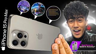 iPhone 15 Pro Max Unboxing Best Phone for Speed & Accuracy? Freefire Handcam