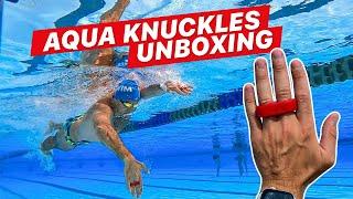 Open Finger Swim Training | Aqua Knuckles Unboxing