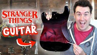 Stranger Things Guitar - Custom Paint Job