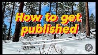 Book on how to get published