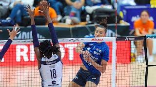 ALL "MEGA RALLY" of the match Conegliano - Milano in Courmayeur Cup | Lega Volley Femminile 2024/25