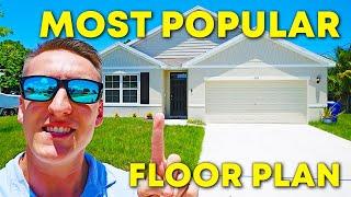 Most Popular New Construction Floor Plan in Vero Beach? Full Cali Model Walkthrough by DR Horton