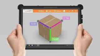 xDIM Mobile Dimensioning  Boxes, Pallets and Irregular Items