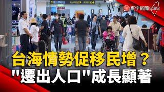 台海情勢促移民增？「遷出人口」成長顯著｜#寰宇新聞 @globalnewstw