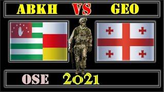 Abkhazia South Ossetia VS Georgia  Military Power Comparison 2021 ,Military Power