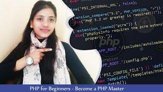 PHP tutorial for beginners - Become a php master - 2021