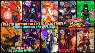 RELEASE‼️ NARUTO STORM 4 Mobile Mugen Android OFFLINE (200+ Characters) - HD Version Edition 2025