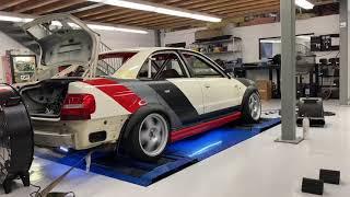 B5 S4 Drift car Dyno @ AZ Euros with GETWatkins Tuning