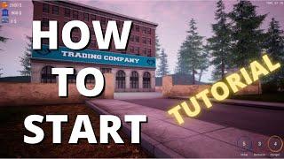 TRADER LIFE SIMULATOR TUTORIAL #1 - How to start and the first thing to do GUIDE