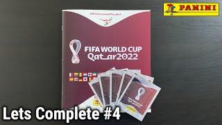 Let’s Complete #4 - Opening and Sticking In Panini World Cup Qatar 2022 Stickers!