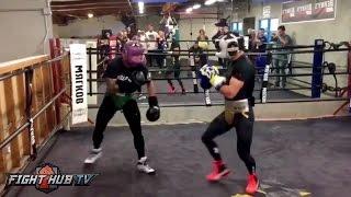 TJ Dillashaw vs. Vasyl Lomachenko ! BOTH GO AT IT IN MMA VS BOXING HEATED SPARRING!