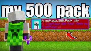 My 500 Special PVP Texture Pack Release | BEST FPS BOOST PACK