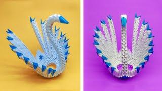 How to Make a 3D Origami Swan