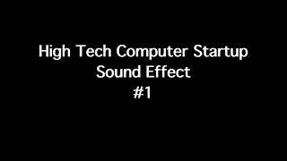 High Tech Computer Startup Sound Effect 1-2 | HD 2021 SFX