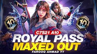 C7S21 A10 Royal Pass Maxing Out | 5 RP Giveaway|  PUBG MOBILE 