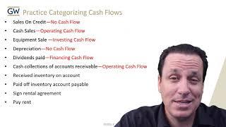 Cash Flow Statement - Practice Identifying Cash Flow Activity