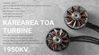 Моторы Karearea TOA Turbine 1950kv. GameChanger с тягой больше 2кг