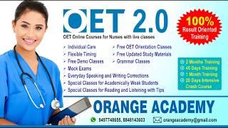 Orange Academy Online OET CLASSES