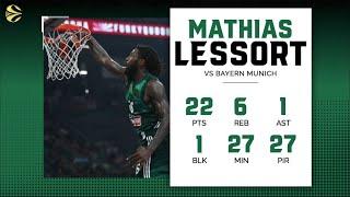 Panathinaikos - Bayern Munich 94-79 | Mathias Lessort (22 Points , 27 PIR)