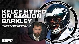 Jason Kelce wants to HAND-DELIVER Saquon Barkley's Himmy Award   | Monday Night Countdown