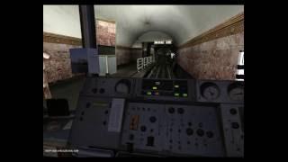 Trainz Simulator 2012 Поездка на Номерном 81-717 по Кольцевой линии Московского метро