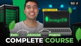 MongoDB Complete Course Tutorial in HindiFree Notes & Projects