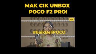 MakCik unboxing the POCO F2 Pro...in a boxing studio!