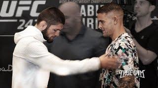 Khabib Nurmagomedov vs. Dustin Poirier Face off UFC 242