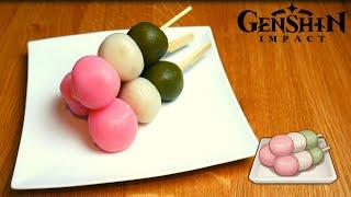 Genshin Impact Recipe #43 / Tricolor Dango