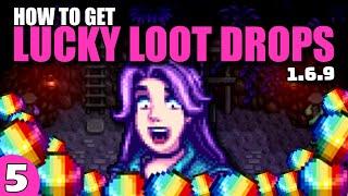 Lucky Loot Drops | 100% Completion Stardew Valley Lets Play