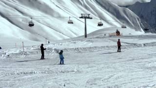 Skiing Serfaus 2014