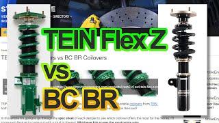 TEIN Flex Z Coilovers vs BC BR Coilovers - *Road* Use