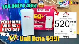 PLDT Home Prepaid WiFi H153-381 5G+ Modem Full Review! Features and Speed Test | INKfinite