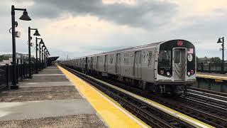 NYCT Subway-IND Culver Line: PM Rush Hour Service at Bay Parkway and Avenue N