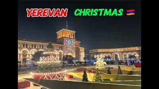 the Christmas Magic of Yerevan, Armenia, Dec 25, 2024, HD